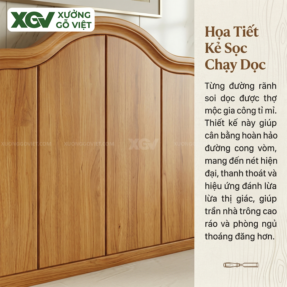 Mẫu Giường Ngủ Tân Cổ Điển Gỗ Gõ Đỏ Đầu Vòm Lượn Uyển Chuyển